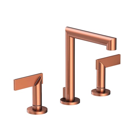 Newport Brass Widespread Lavatory Faucet in Antique Copper 2490-08A